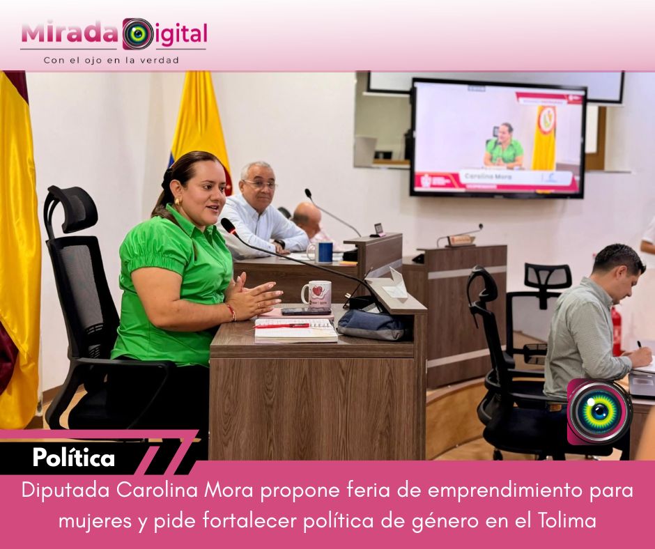 Carolina Mora impulsa nuevas acciones por las mujeres del Tolima y propone feria de emprendimiento